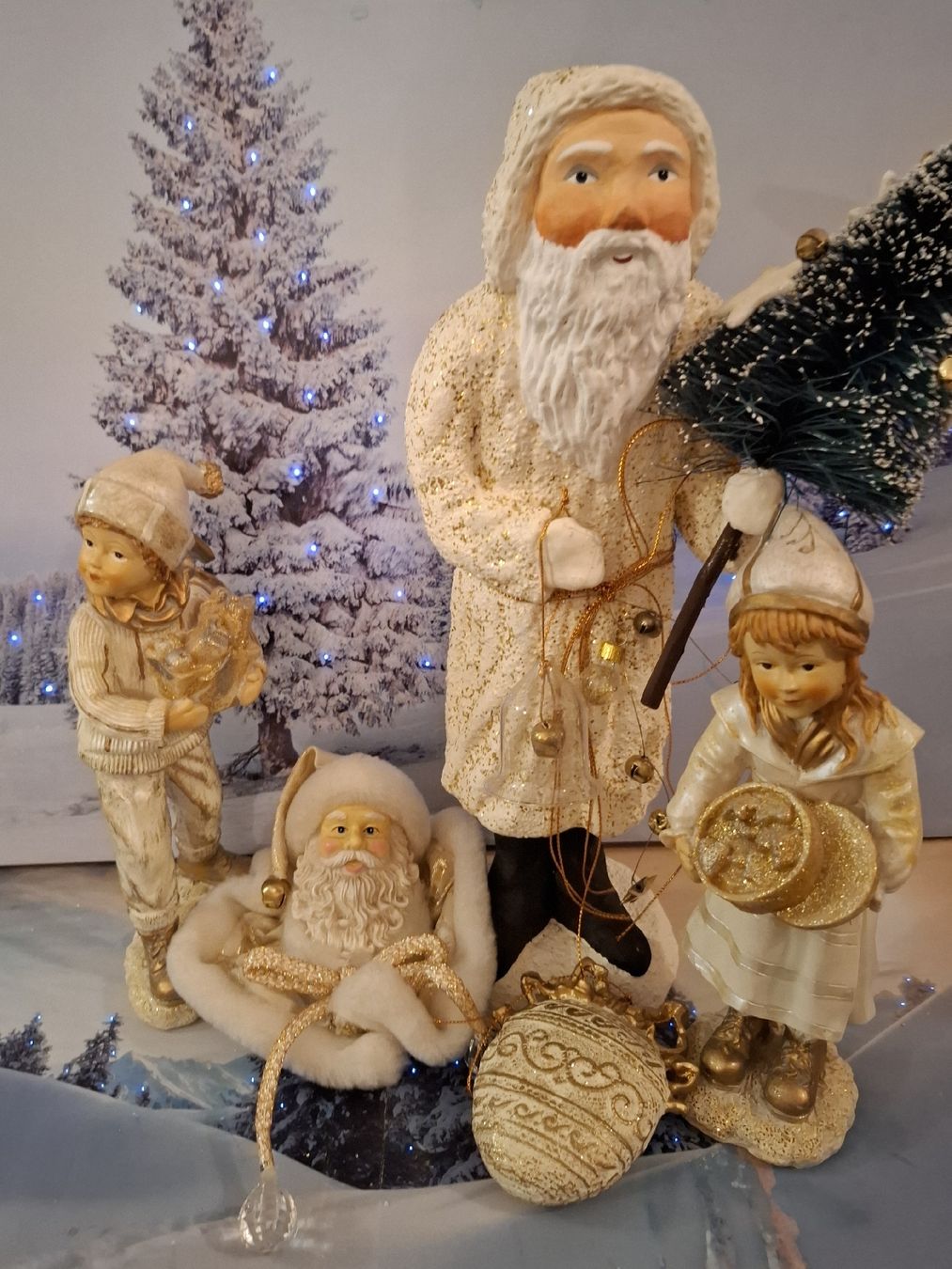 Tutte le decorazioni: NIKOLAUS MIT 2 KINDER PLUS DEKO – Nuovo (secondo la descrizione) da Gretzenbach venduto da schibaya