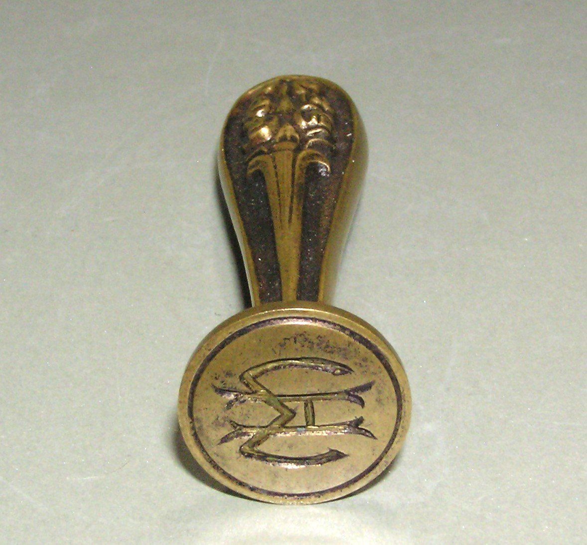 Tampons: JUGENDSTIL PETSCHAFT SIEGELSTEMPEL MESSING – D'occasion à Grenchen par Antique-hunter 2