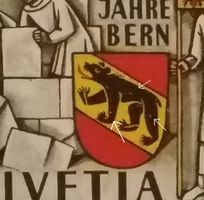 1216) Abart 253, diverse Punkte im Bär postfrisch
