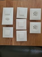 ABB Schalter und Steckdosen Set weiss 7 Teile gebraucht