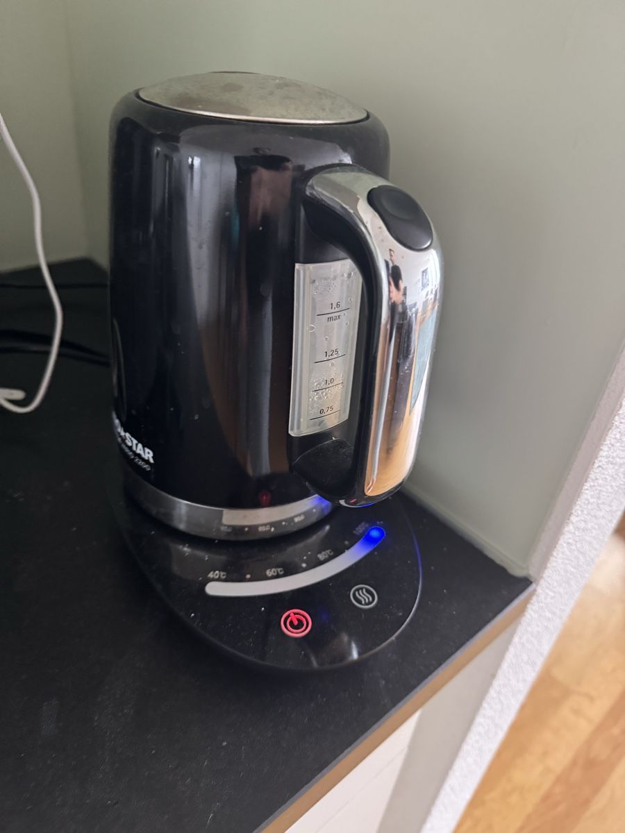 BEEM TEA-SWITCH Wasserkocher – 1,7 L, Temperaturwahl 40–100°C, Touch-Display – Mit Warmhaltefunktion