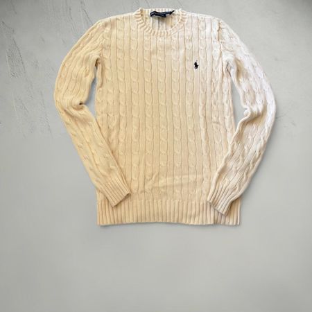 Damen Pullover Polo Ralph Lauren cremeweiss Grösse S guter Z