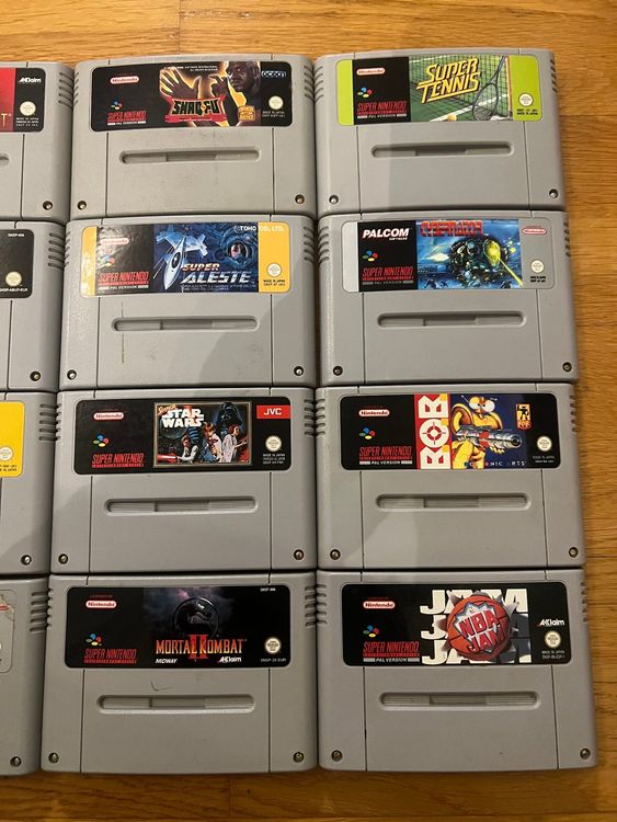 16 X Super Nintendo Snes Spiele Kaufen Auf Ricardo