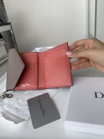 Christian Dior Grained Calfskin Wallet with charm