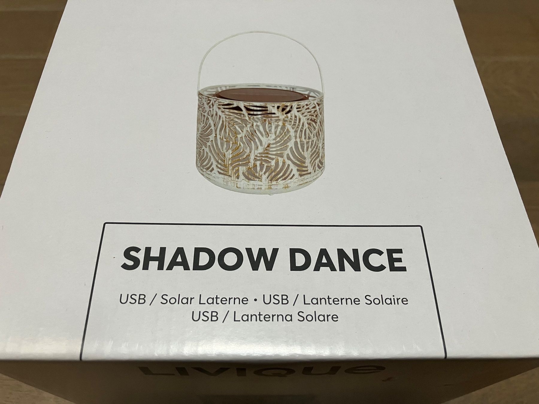 Livique Lampade: Shadow Dance USB/Solar Laterne NEU & OVP – Nuovo e nell'imballaggio originale da Kloten venduto da dkra 2