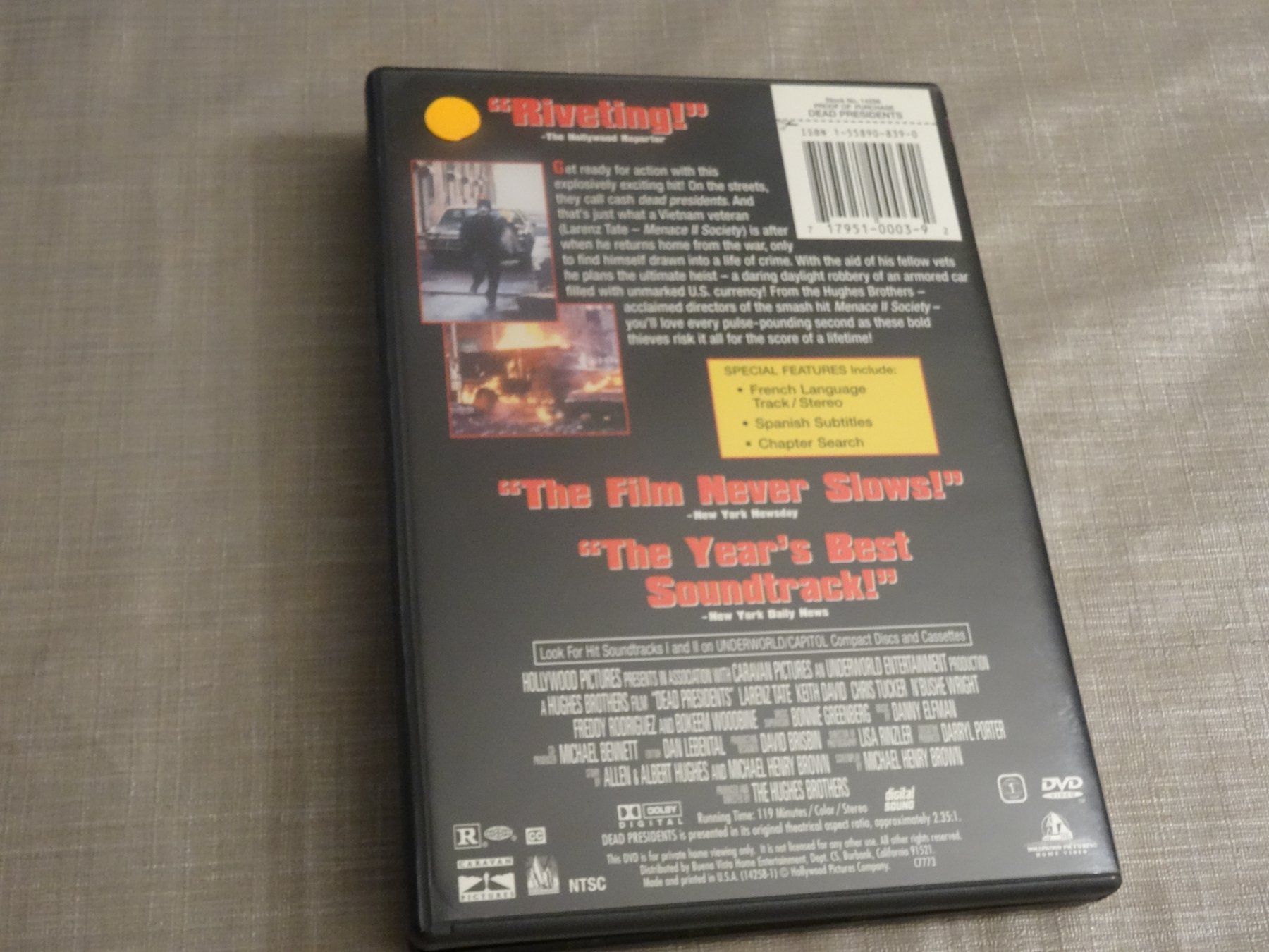 Tutti i DVDs: DVD Dead Presidents - DVD NTSC – Usato da Olten venduto da Disc-Verkauf 2