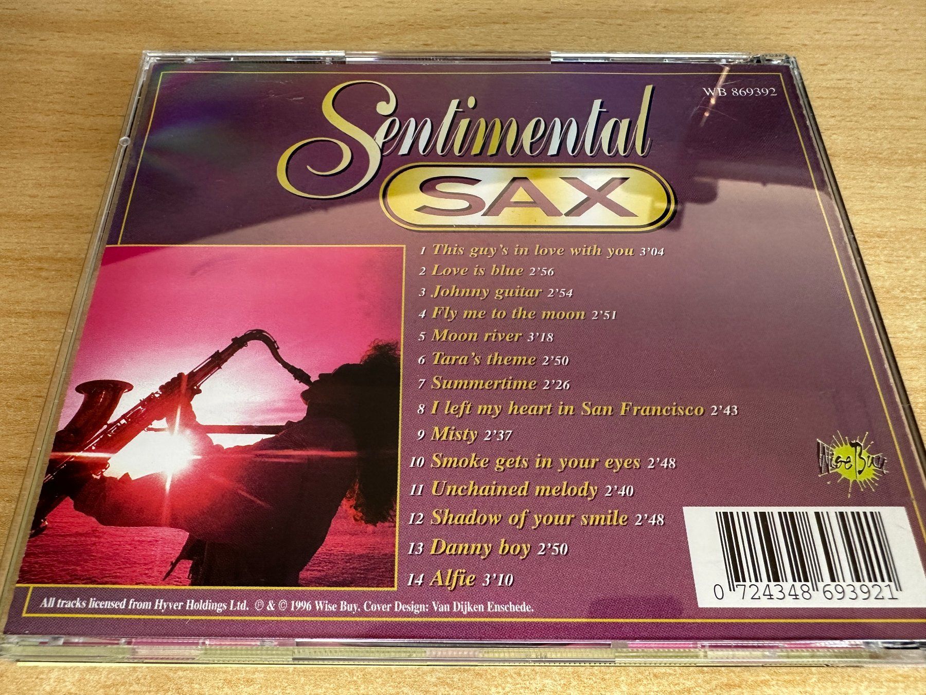 CD: I9 Sil Austin – Sentimental Sax – Usato da Rikon im Tösstal venduto da Alpenmutz 1