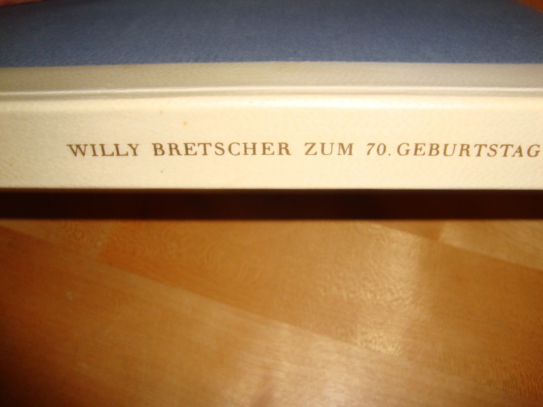 Bücher: Willy Bretscher zum 70. Geburtstag – Gebraucht aus Zürich von ch3906