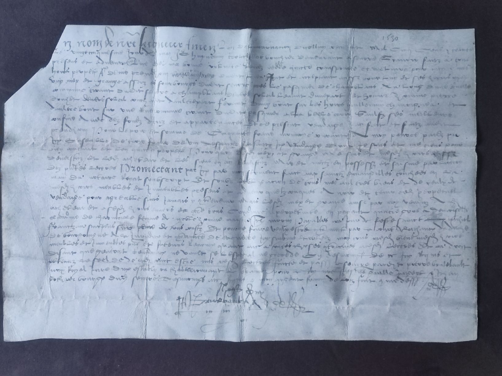 Dokumente: MANUSKRIPTE - 1530 – Gebraucht aus Goldach von Gaip 3
