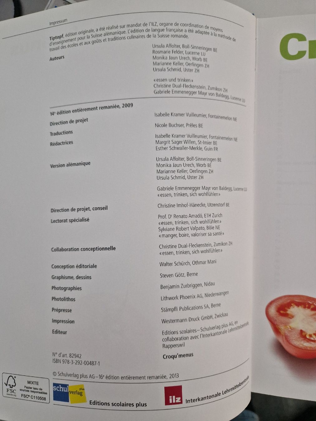 Libri: Croque menus livre de recettes – Usato da Siviriez venduto da Livre1971 1