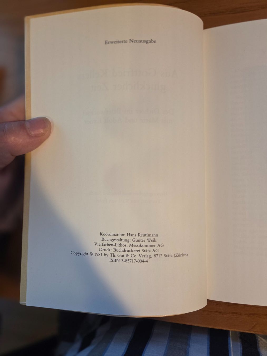 Bücher: Gottfried Keller – Briefwechsel Marie & Adolf Exner – 1981 – Gebraucht aus Aldesago von lusuardi 5
