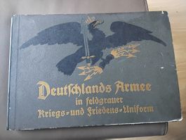 Militaria,  Deutschland Armee in Feldgrauer , Mappe Antik