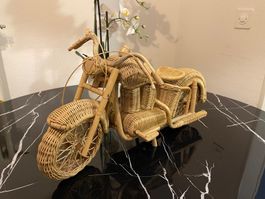 Sculpture en bois Harley Davidson superbe 👍