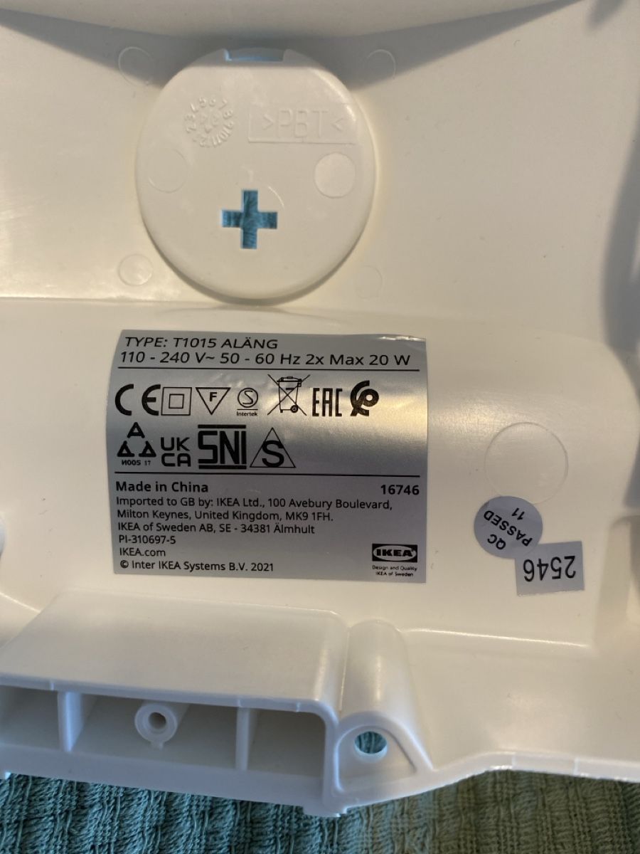 Ikea Lustres & lampes de plafonds: Deckenlampe Ikea "Aläng" weiss – Neuf (Voir description) à Zürich par tri_rmg2 3
