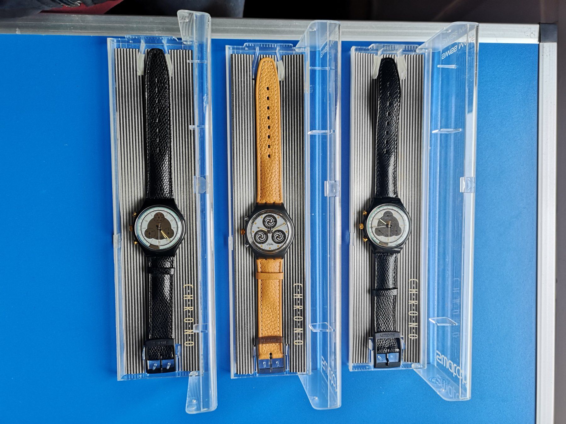 Swatch Uhren: 3 Swatch Chrono Uhren – Gebraucht aus Schaffhausen von Leveron13 3
