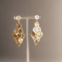 Boucles d’oreilles Plume d’Or
