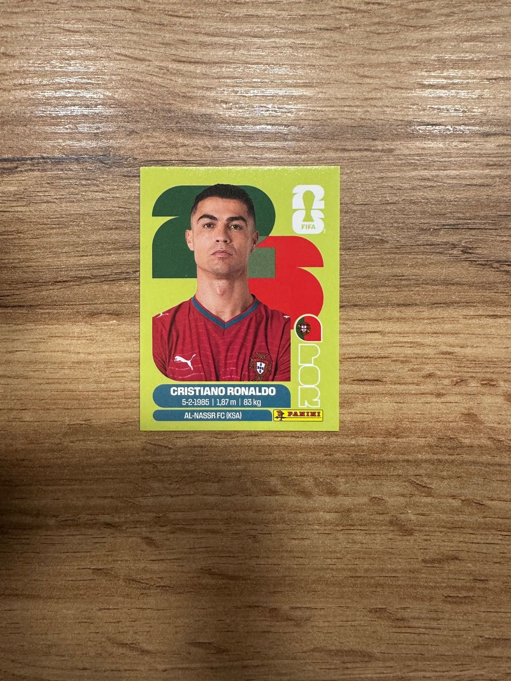 Panini Cartes à collectionner: Chrigu Ronaldo Panini Bild POR 15 – D'occasion à Recherswil par Nitschy