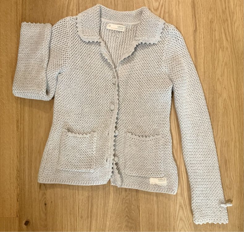 Taylor Swift Folklore Cardigan Holiday Beige Maroon Limited Edition MD/LG - RARE
