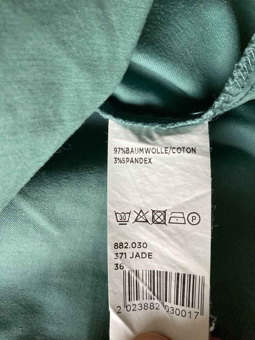 Vestiti: Sommer Kleid jade/grün Gr.36 Baumwolle – Usato da Stallikon venduto da dotka07 4