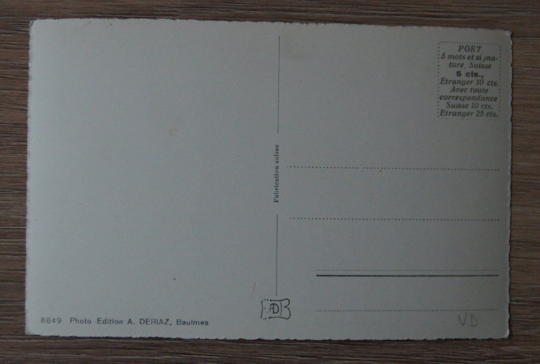 Cartoline postali: St. Barthélémy, ca. 1940 – Usato da St. Margrethen SG venduto da maege07 1