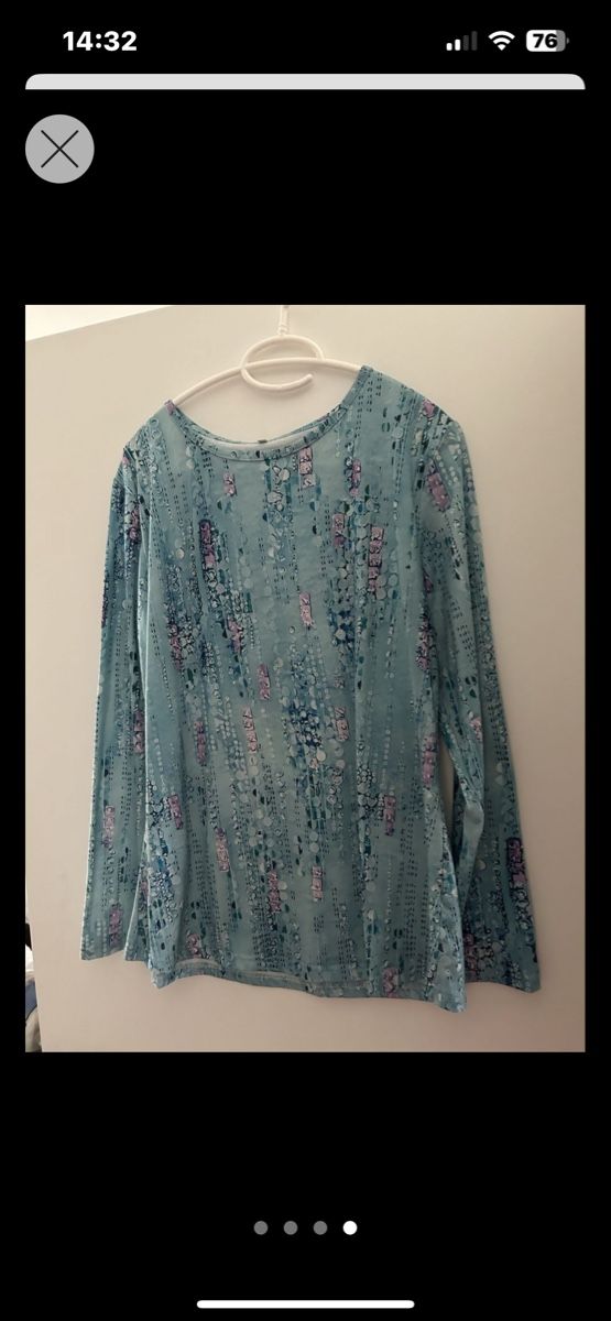 T-Shirts: 5 Damen Langarmshirts Gr. M bunt gemustert – Gebraucht aus Wädenswil von Giez33