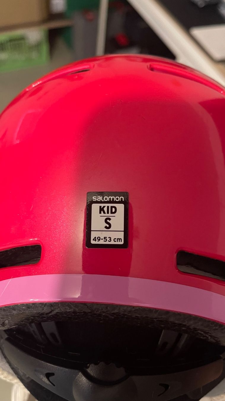 Salomon Helme: Skihelm Salomon, Gr. S, mit Visier pink – Gebraucht aus zeihen von Racer-71 3
