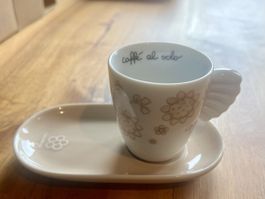 THUN Caffè al volo – Country Kaffeetasse mit Unterteller, un