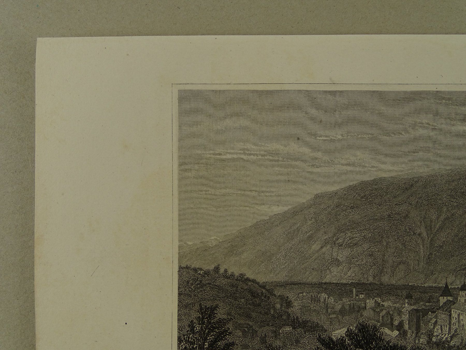 Incisioni: CHUR, STAHLSTICH 1836/1838 – Usato da Grüningen venduto da Kartensammler 3