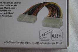 Renkforce ATX Adapter 24 auf 20 Pin - Top Zustand!
