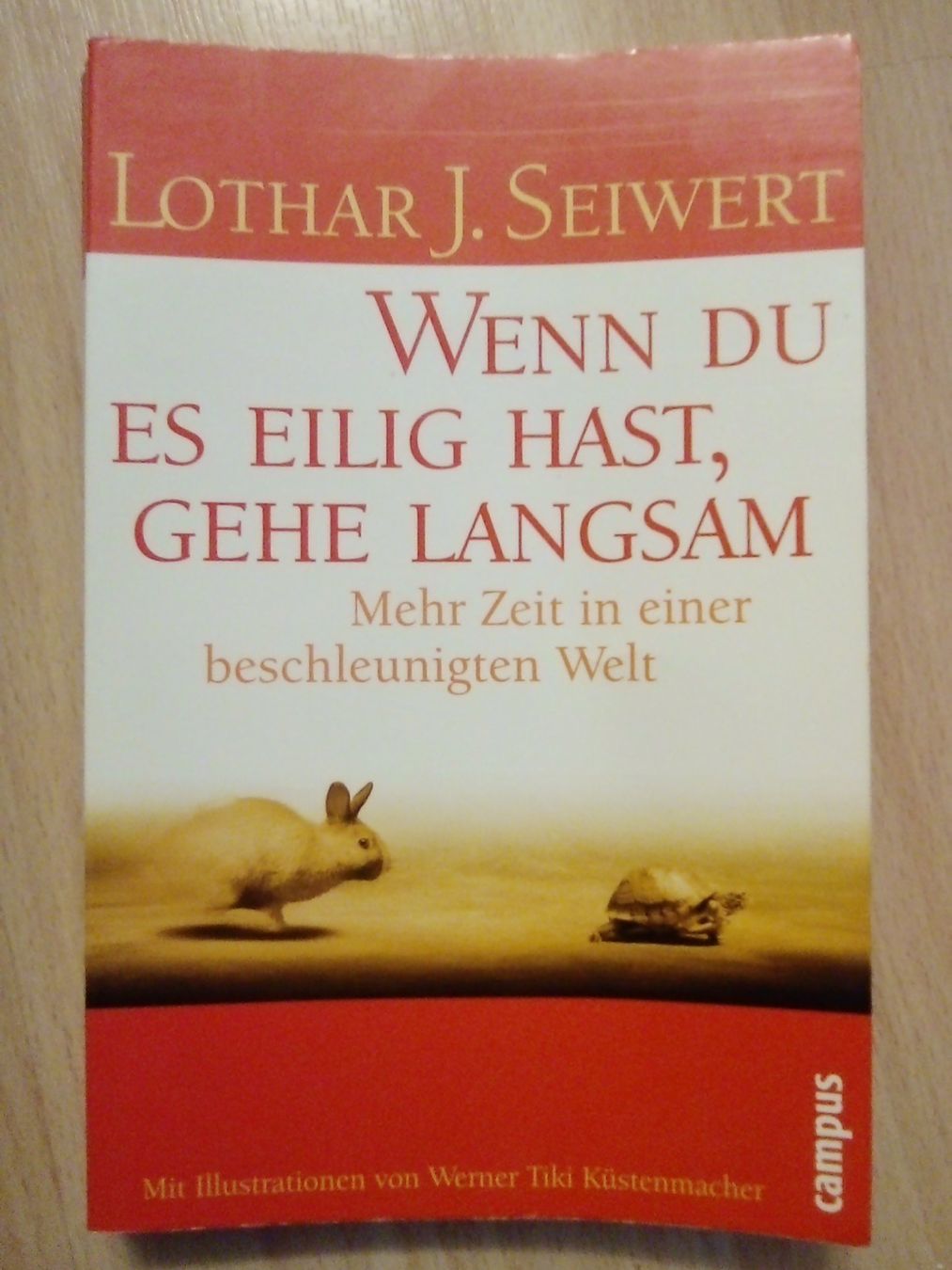 Libri: Wenn du es eilig hast, gehe langsam Lothar Seiwert – Usato da Winterthur venduto da Colonica