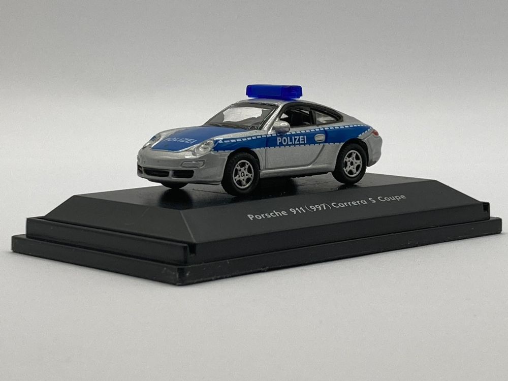 Porsche 911 (991) Carrera S Polizei Modellauto - Metall-Spielzeugauto Von Welly, 1:43, 11,7 Cm