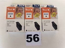 3x Cartouches d’encre PEACH E026 EPSON T026 Imprimante EPSON