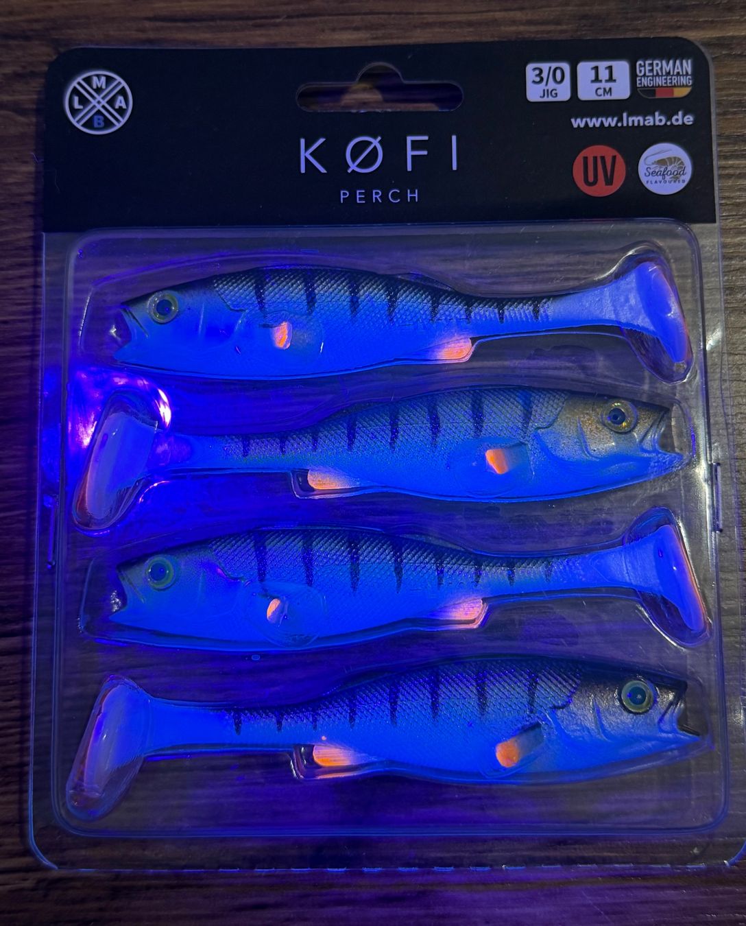 Esche: LMAB Köfi Perch Shad 11 cm – Nuovo e nell'imballaggio originale da Widnau venduto da Fishingtackle_Oggy 2