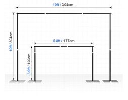 Hintergrundständer 3x3m