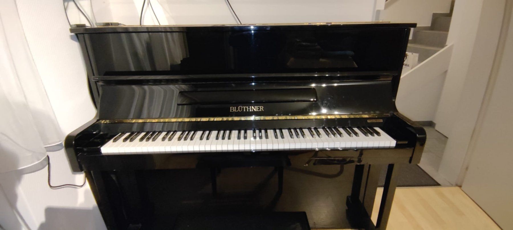 Blüthner Strumenti musicali: Blüthner Klavier - schwarz Hochglanz - Occasion – Usato da Engelberg venduto da tab_gr8k 1