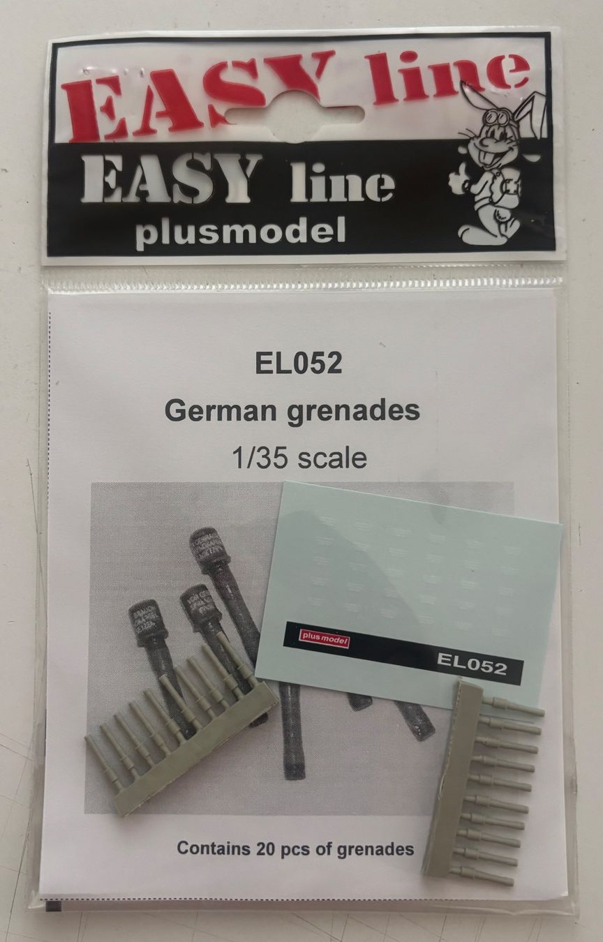 Plus Model Kit di modellismo & Modellini statici: Easy Line plusmodel - EL052 German grenades – Usato da Neuchâtel venduto da gefdeneuch