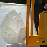 Bergkristall TOP CH 10.5cm Glanz und Regenbogenherz