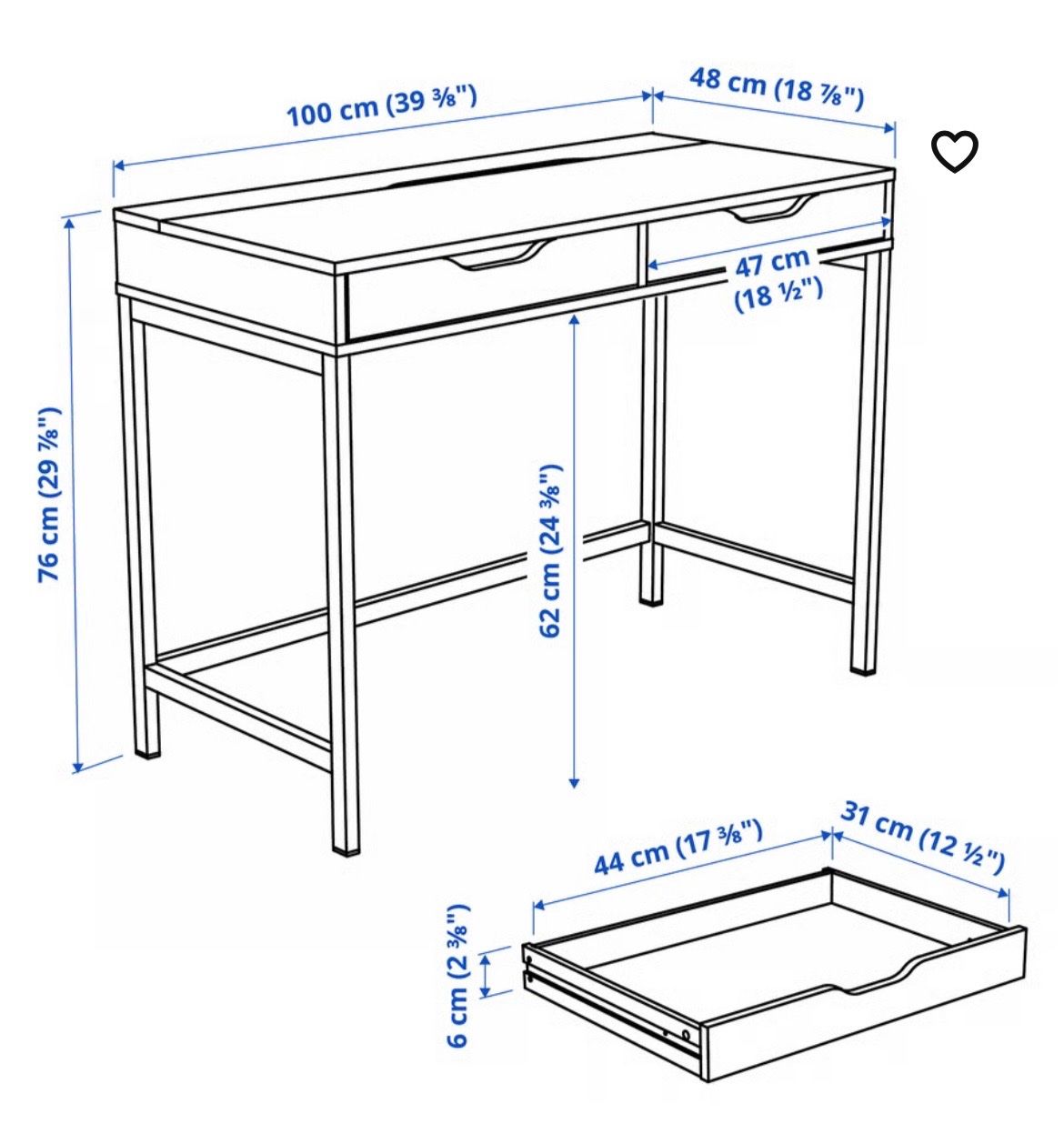 Ikea Schreibtische: Schreibtisch Ikea – Gebraucht aus Münchenbuchsee von LP_Store 5