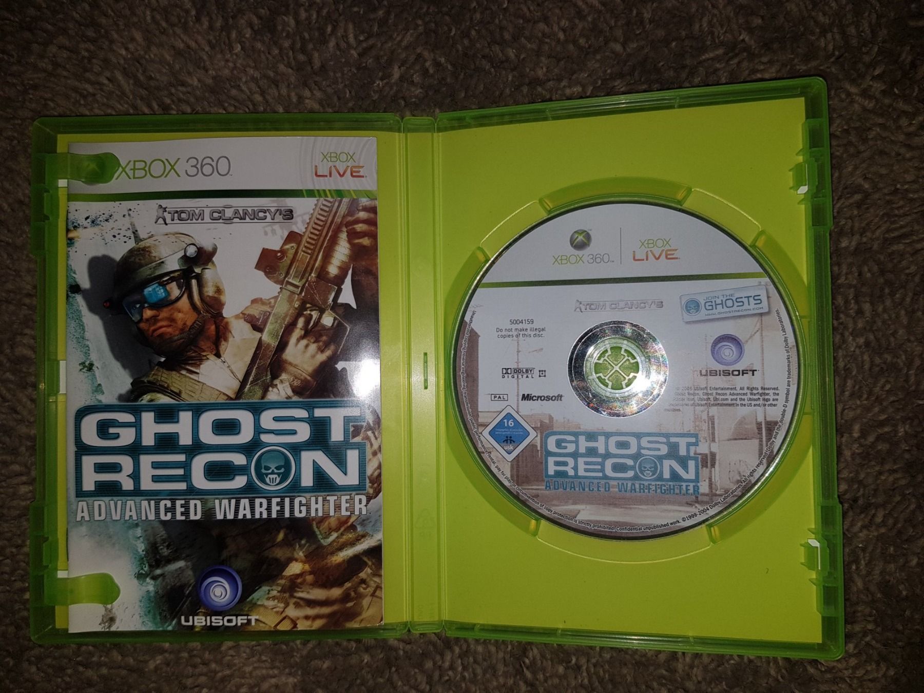 Microsoft Giochi: Ghost Recon Advanced Warfighter XBOX 360 – Usato da Emmenbrücke venduto da prisan_LU 1