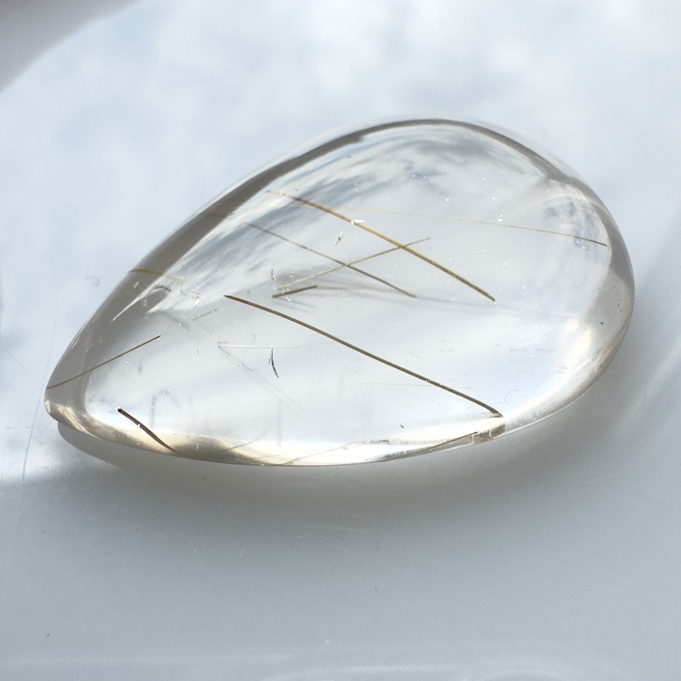 Pietre preziose: 37.44 ct - Natural Colourless Quartz Rutile – Nuovo (secondo la descrizione) da Zürich venduto da Yoohooz 4