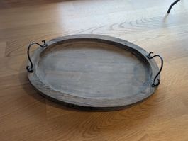 Serviertablet aus Holz, shabby chic