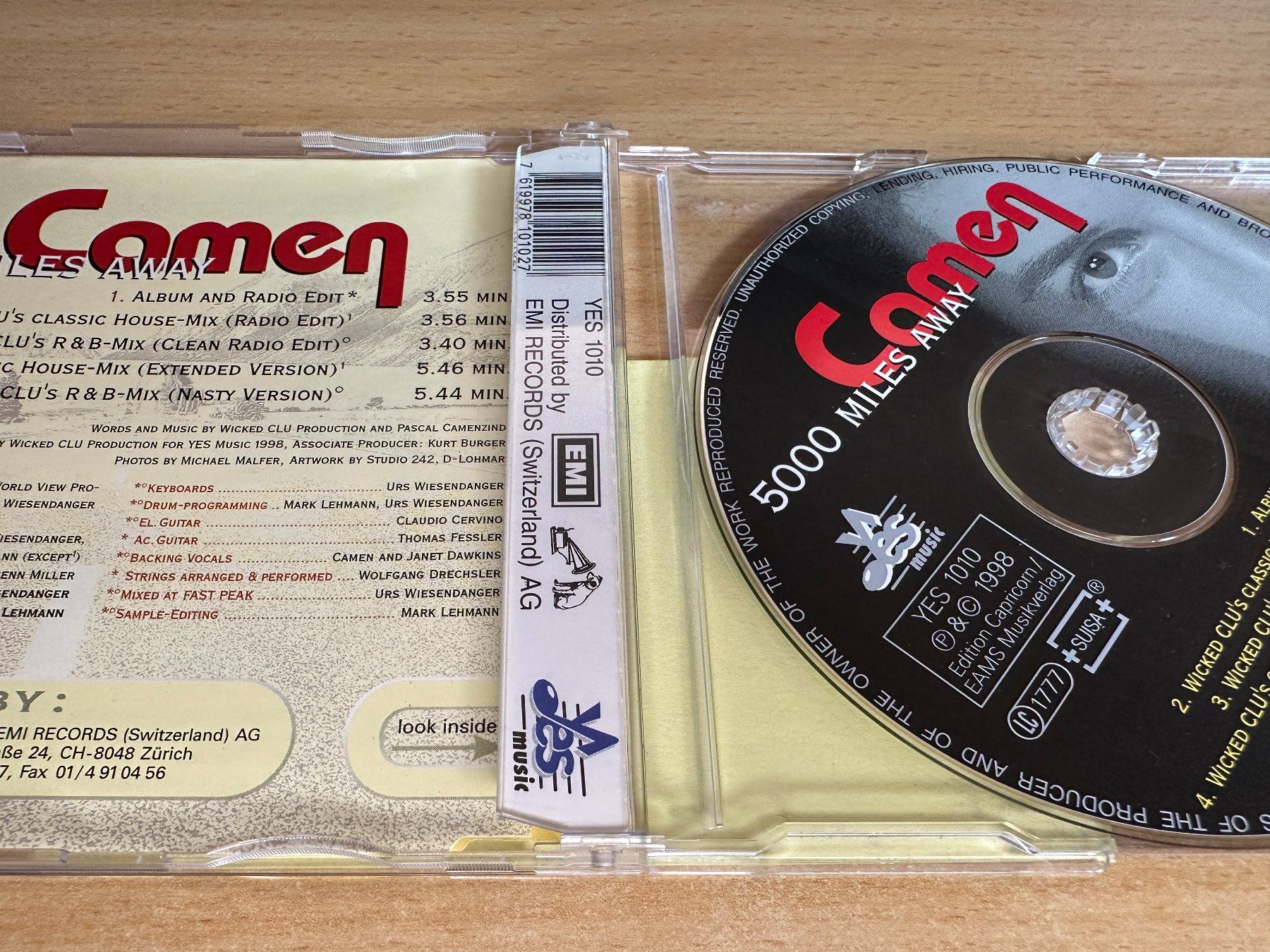 CD: Camen – 5000 Miles Away - Maxi Single CD – Usato da Rikon im Tösstal venduto da Alpenmutz 1