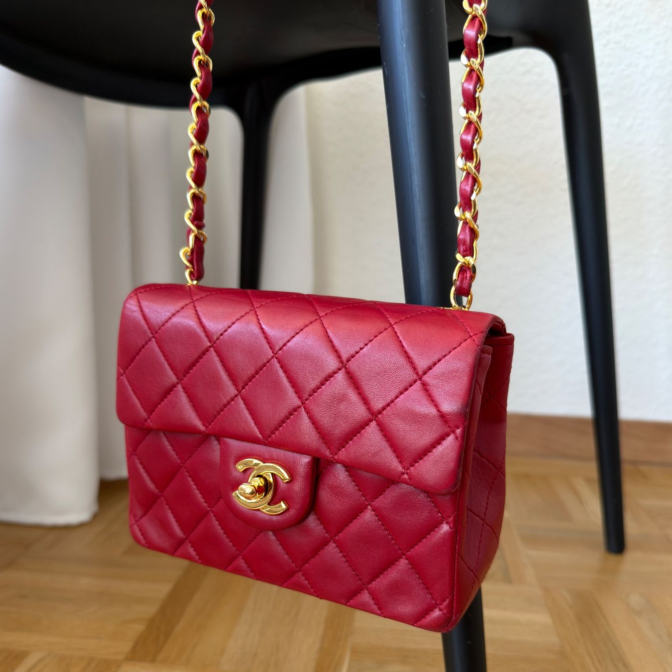 Chanel Borse da donna: RARE Authentique Sac CHANEL Timeless Square rouge – Usato da Carouge GE venduto da loveluxury 2