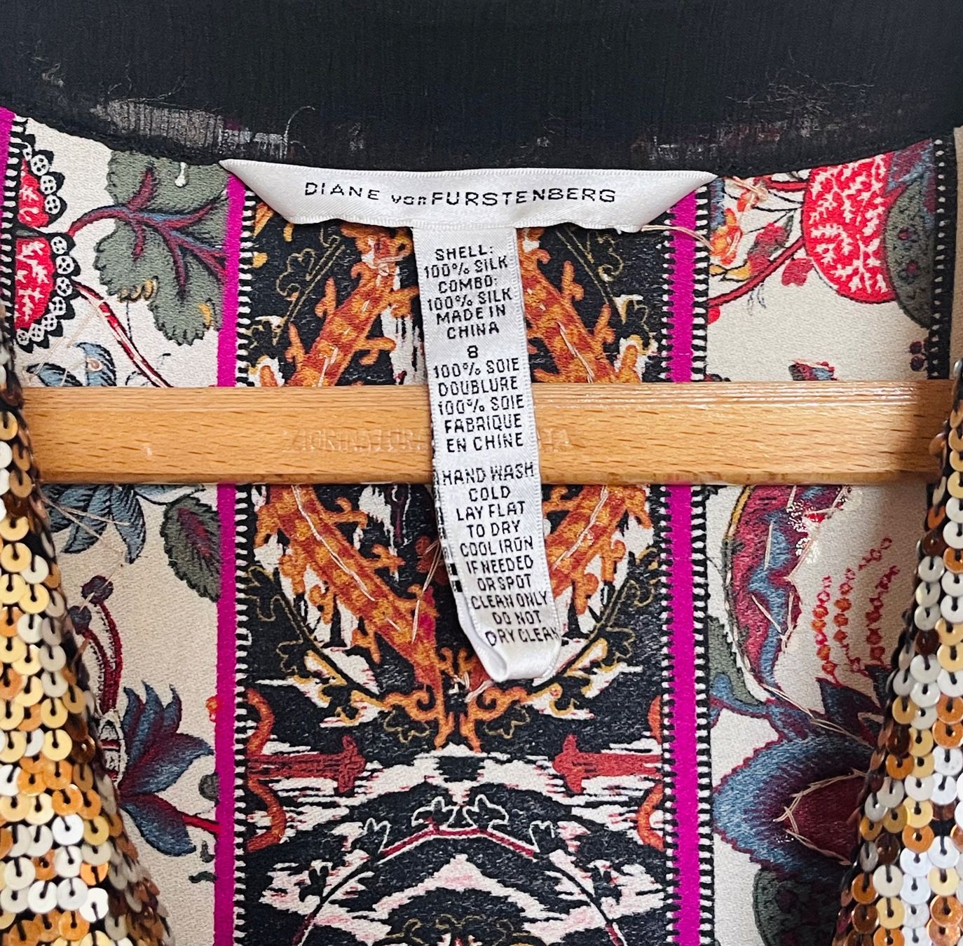 Diane von Furstenberg Robes: Robe en soie DIANE VON FURSTENBERG (M) – D'occasion à Genève par Bazarare 2