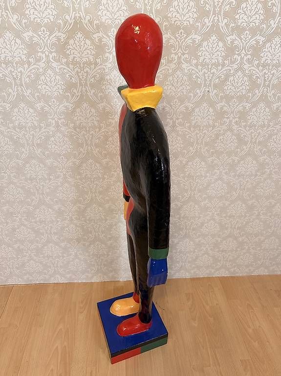 Figuren: Kasimir Malewitsch Pappmachée Figur Sportler', 1996 – Gebraucht aus Nidau von Nintschgu 1