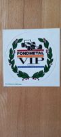 Vintage Aufkleber "FONDMETAL VIP" (Formel-1-Rennstall)