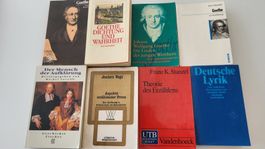 8er Paket :Goethe Klassiker &Literatur-Wissenschaft Taschenb
