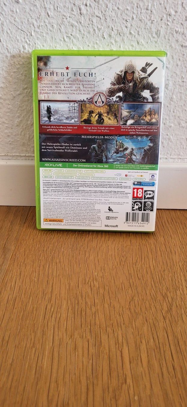 Microsoft Giochi: Xbox 360 - Assassins Creed 3 – Usato da Münsingen venduto da DigitaleSpielecke 1