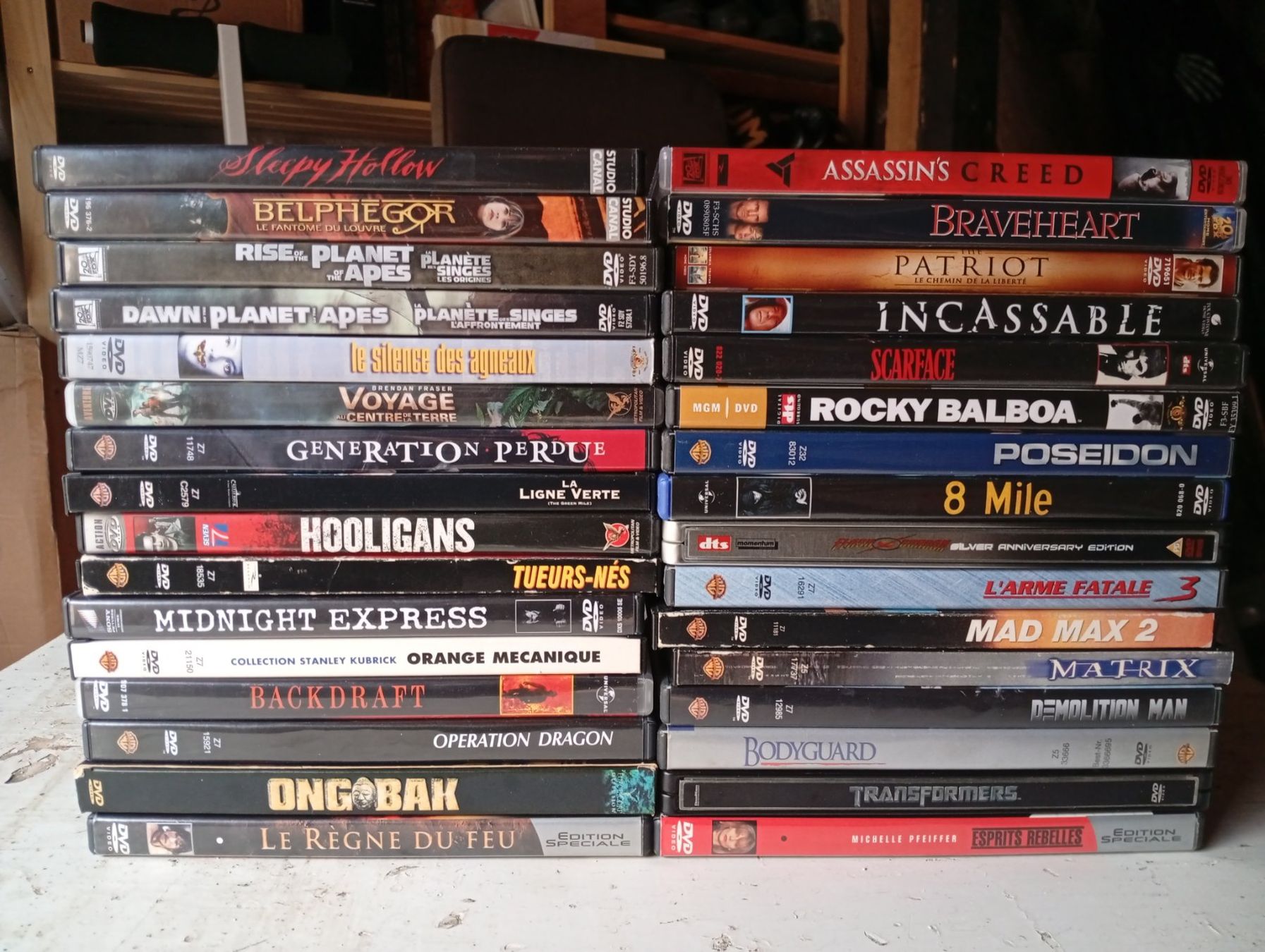 Alle DVDs: Lot DVD Films culte – Gebraucht aus Perrefitte von 36B
