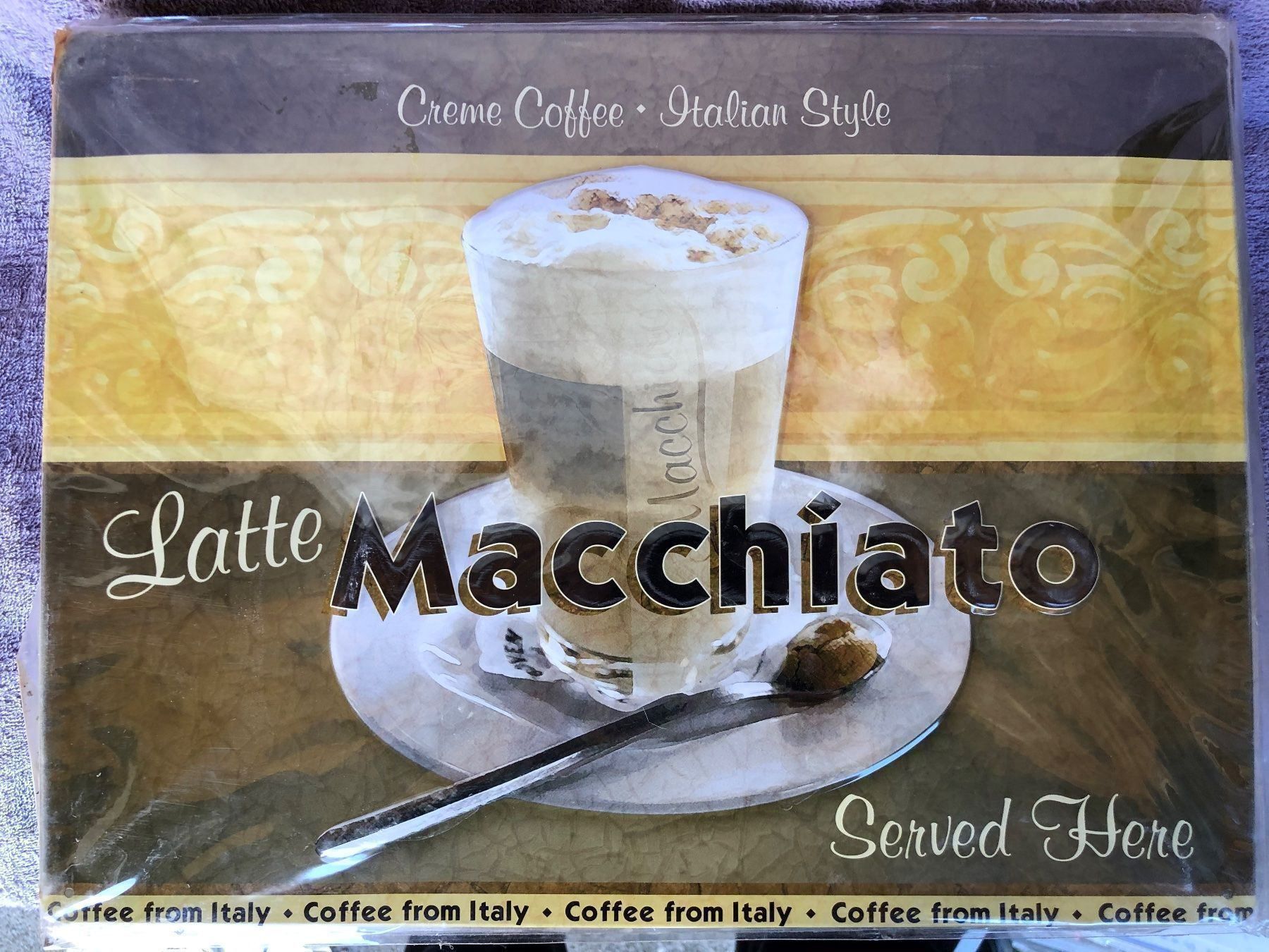 Schilder: Latte macchiato küche deko restaurant – Neu (gemäss Beschreibung) aus Reinach AG von rares75
